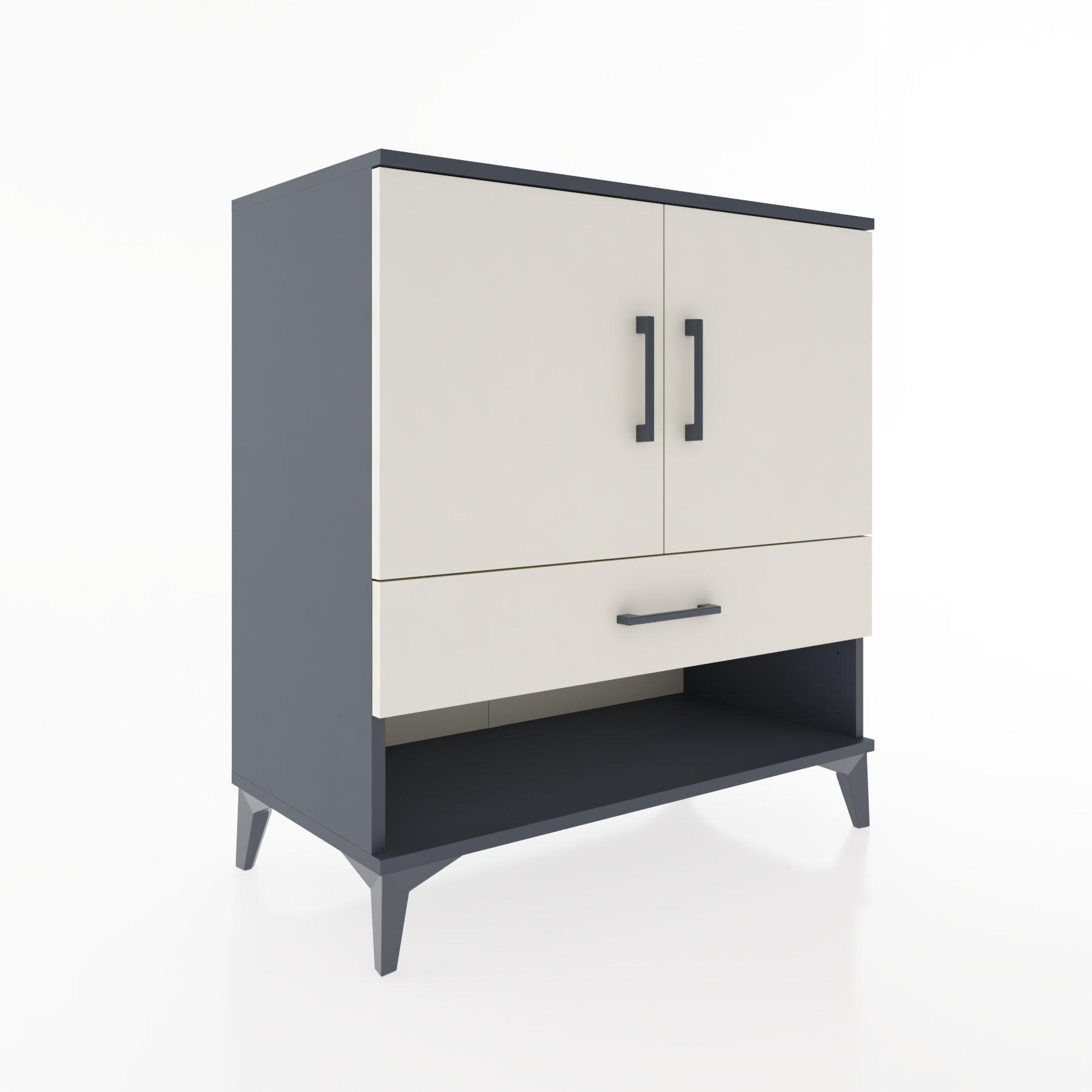 Woodntry Modular Dresser Anthracite 88x44x84 cm Functional F26-2