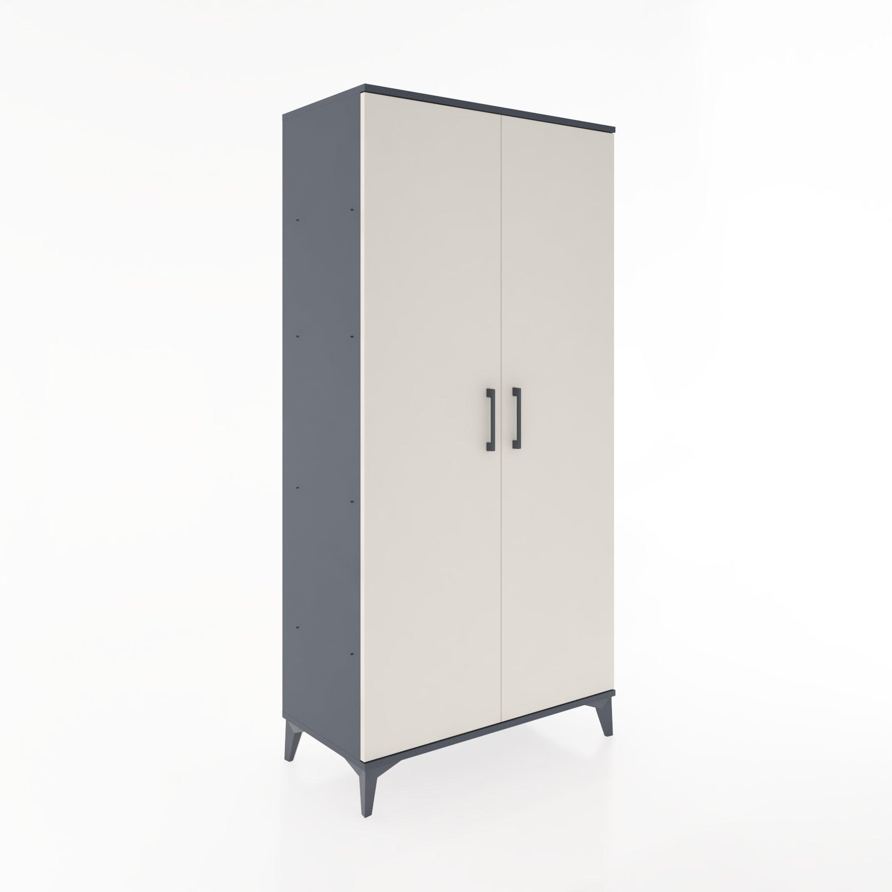 Woodntry Modular Cabinet Anthracite 88x44x170 cm with Cover K9-2