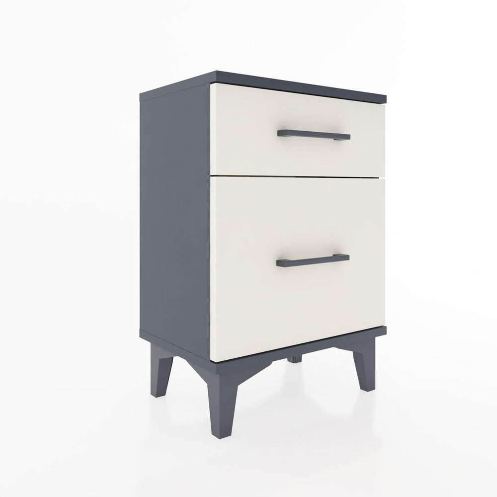 Woodntry Modüler Komodin Küçük ve Büyük Çekmece 44x30x52 cm Antrasit - Woodntry