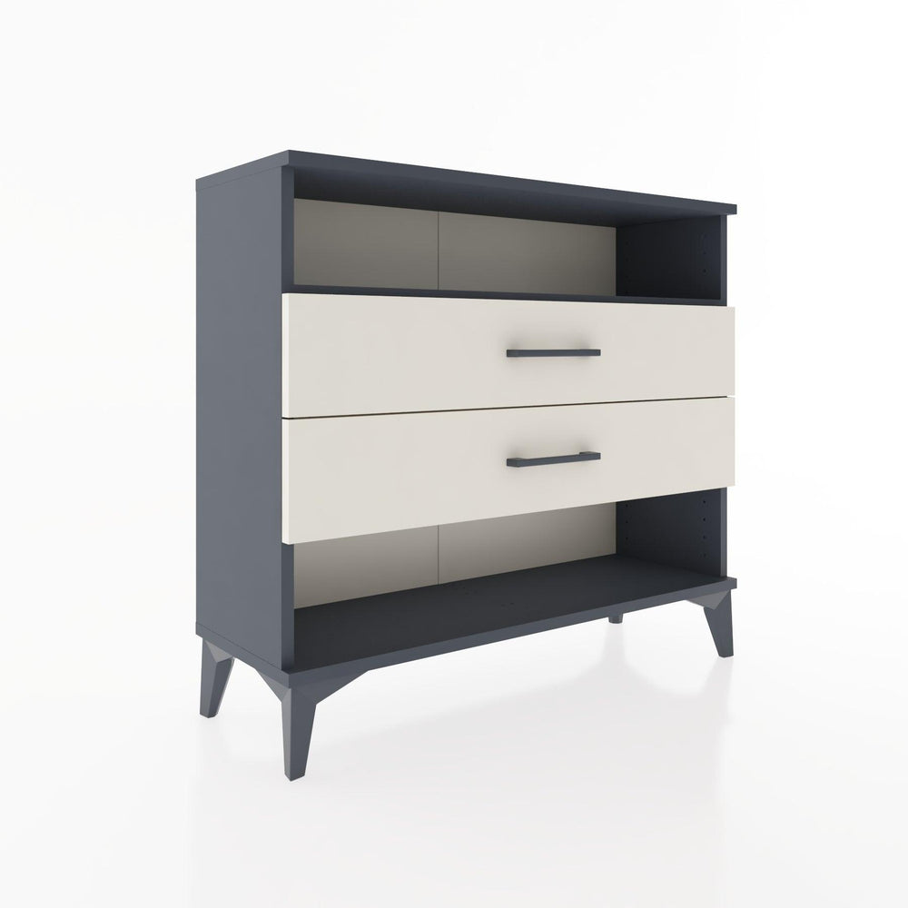 Woodntry Modüler Şifonyer İki Çekmeceli V3 88x30x68 cm Antrasit - Woodntry