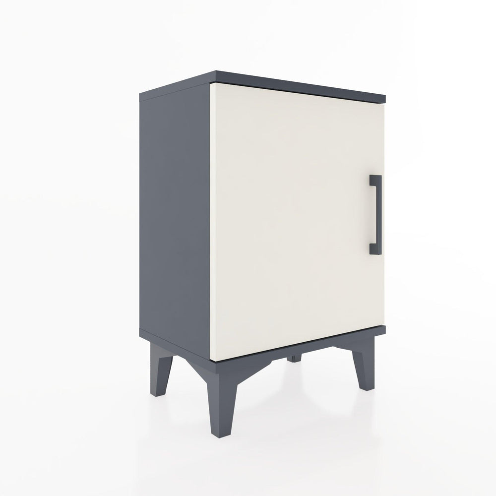 Woodntry Modüler Komodin Tek Kapaklı 44x30x52 cm Antrasit - Woodntry