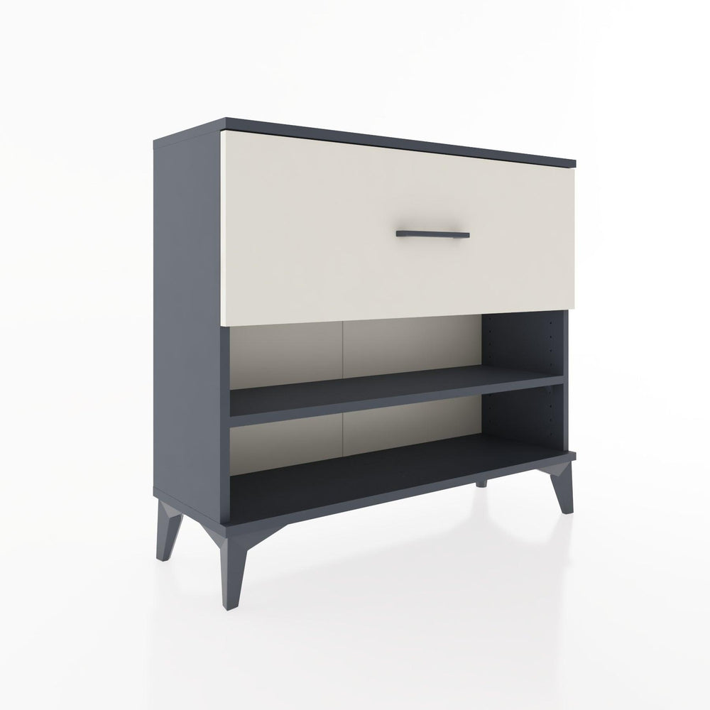 Woodntry Modüler Şifonyer Çekmece ve Raf 88x30x68 cm Antrasit - Woodntry