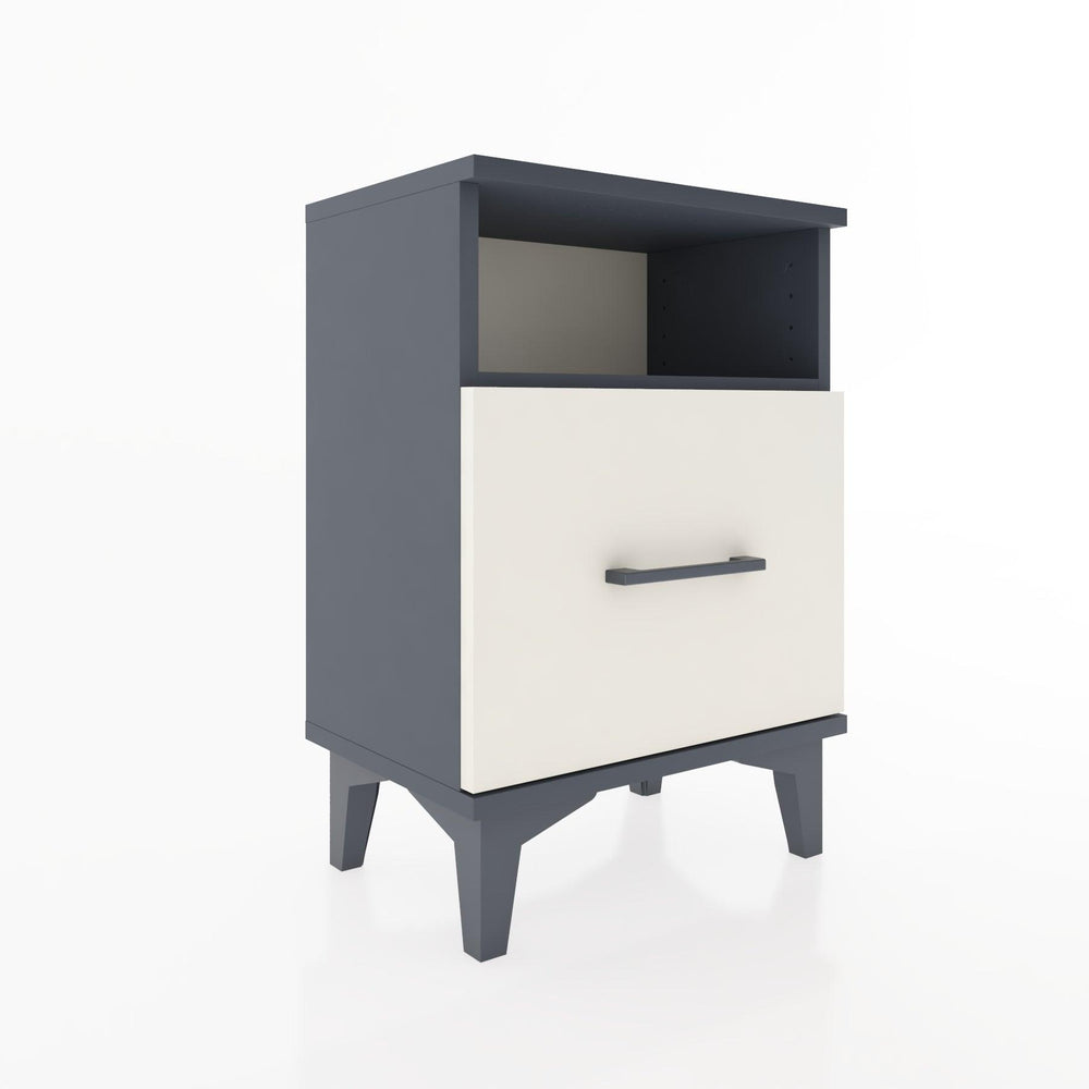 Woodntry Modüler Komodin Raf ve Çekmece 44x30x52 cm Antrasit - Woodntry