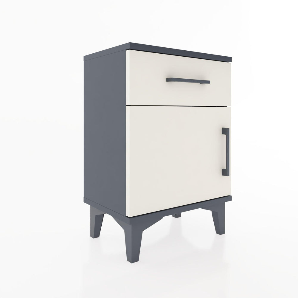 Woodntry Modüler Komodin Çekmece ve Kapaklı 44x30x52 cm Antrasit - Woodntry