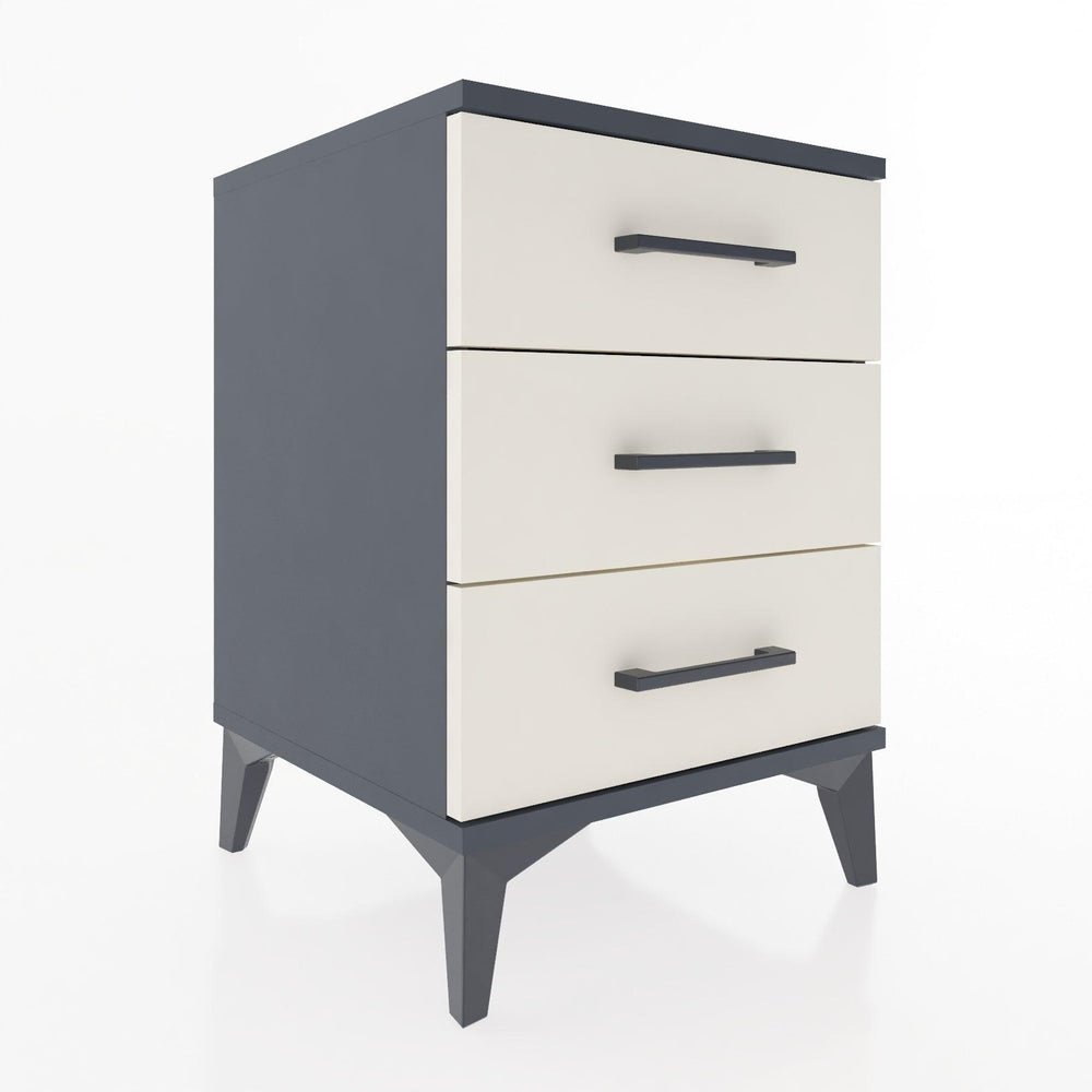 Woodntry Modular Nightstand Anthracite 44x44x52 cm Drawer C1-2