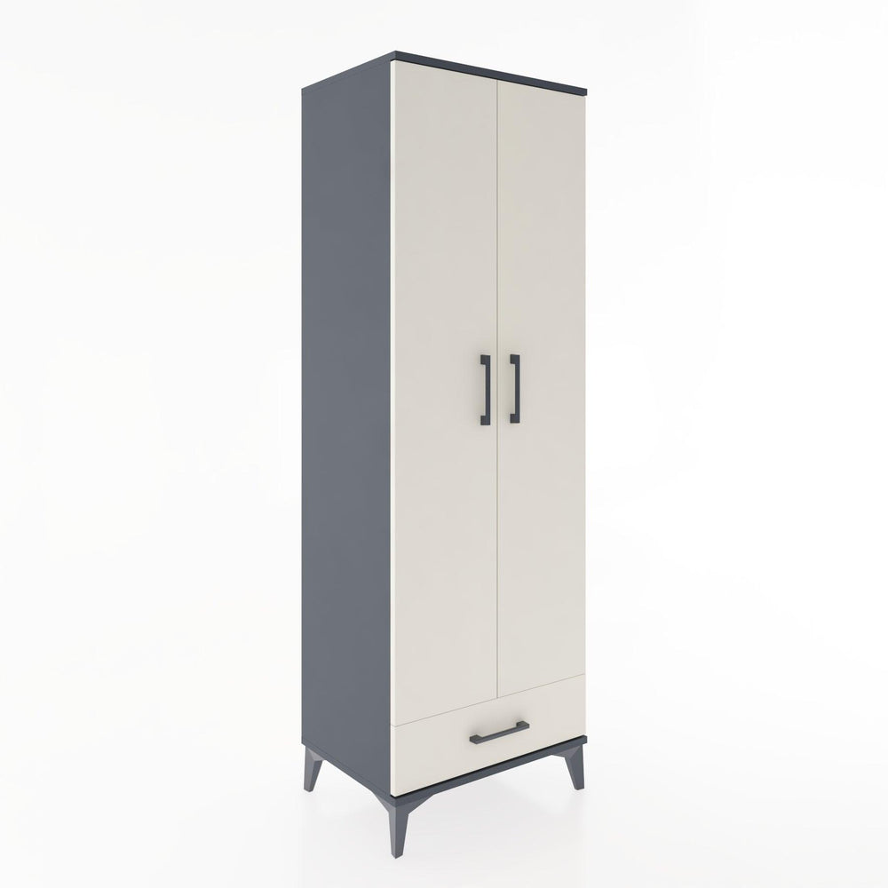 Woodntry Modular Cabinet Anthracite 60x44x170 cm with Doors and Drawers KC8-2