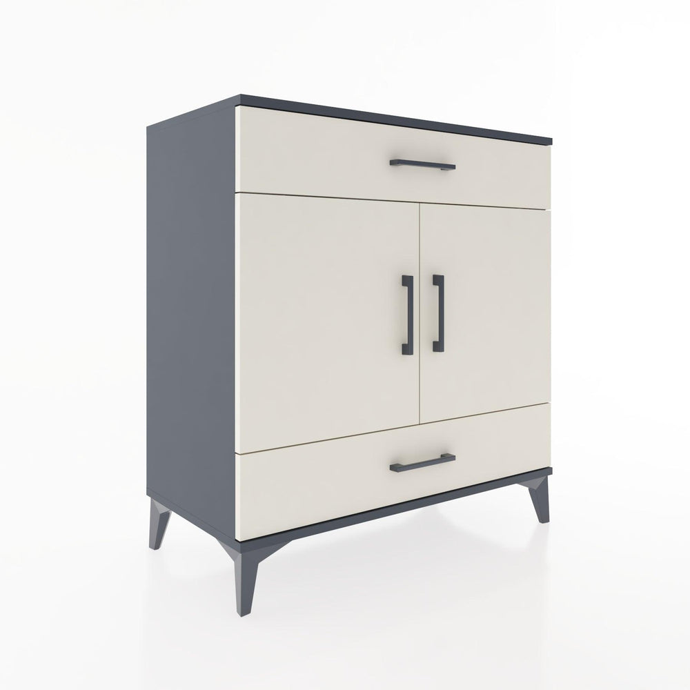 Woodntry Modular Dresser Anthracite 88x44x84 cm with Cover and Drawer KC58-2