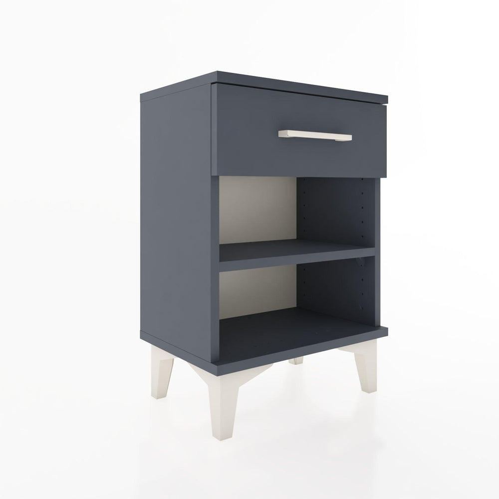 Woodntry Modüler Komodin Tek Çekmeceli 44x30x52 cm Antrasit - Woodntry