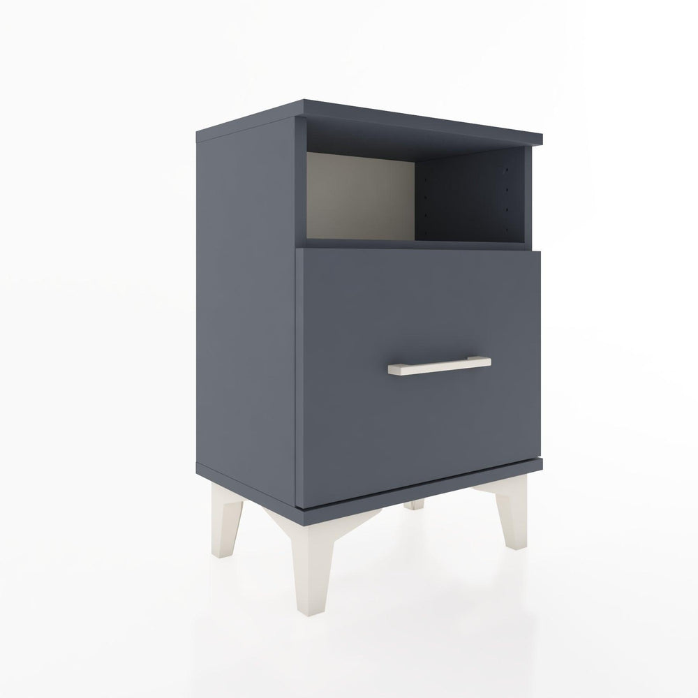 Woodntry Modüler Komodin Raf ve Çekmece 44x30x52 cm Antrasit - Woodntry