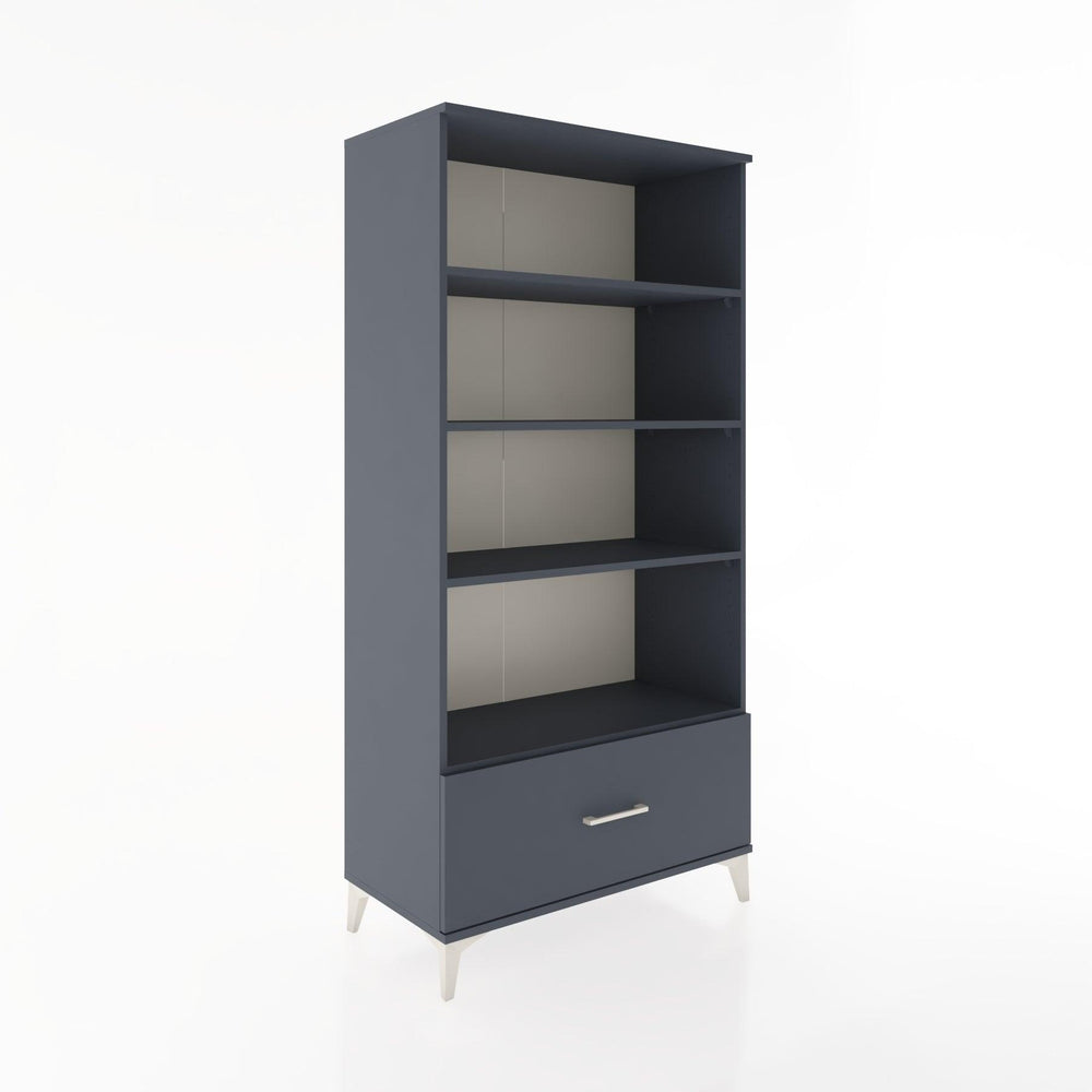 Woodntry Modular Cabinet Anthracite 88x44x170 cm with Drawers and Shelves CR44-2