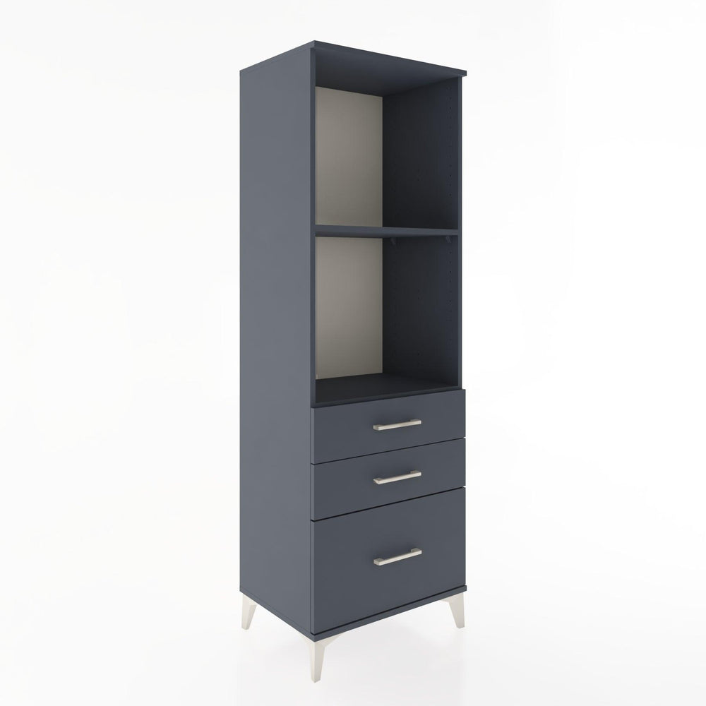 Woodntry Modular Cabinet Anthracite 60x44x170 cm with Drawers and Shelves CR42-2