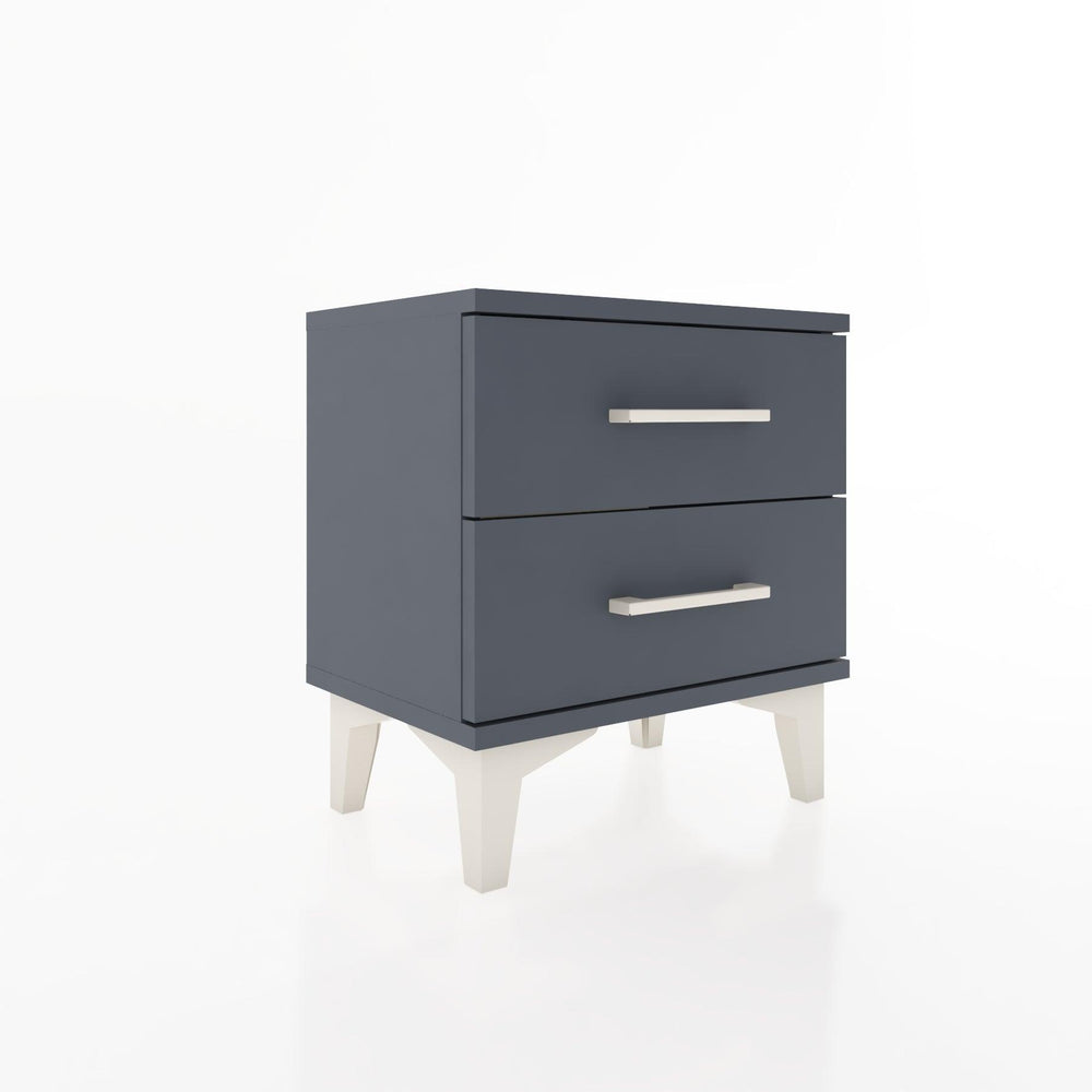 Woodntry Modüler Komodin İki Çekmeceli 44x30x36 cm Antrasit - Woodntry