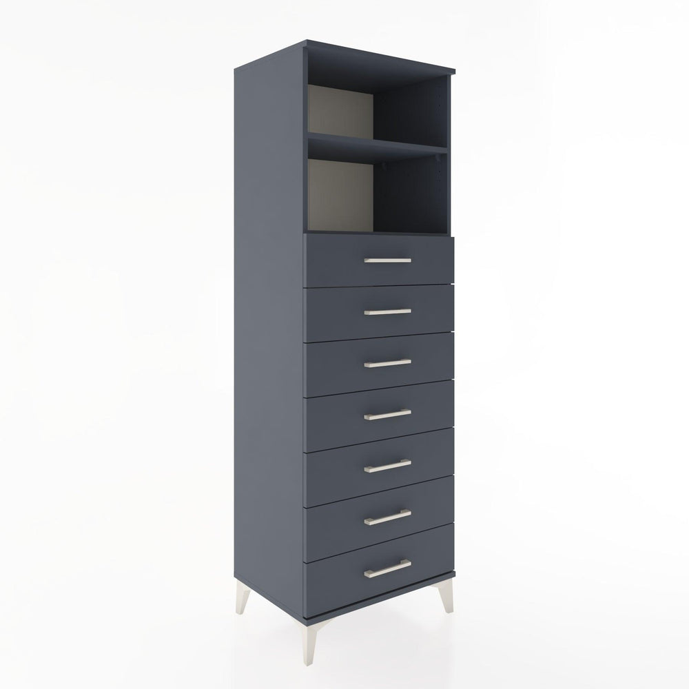 Woodntry Modular Cabinet Anthracite 60x44x170 cm with Drawers and Shelves CR33-2