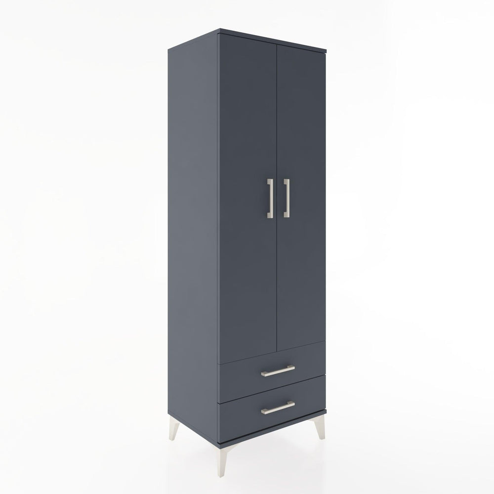 Woodntry Modular Cabinet Anthracite 60x44x170 cm with Doors and Drawers KC7-2