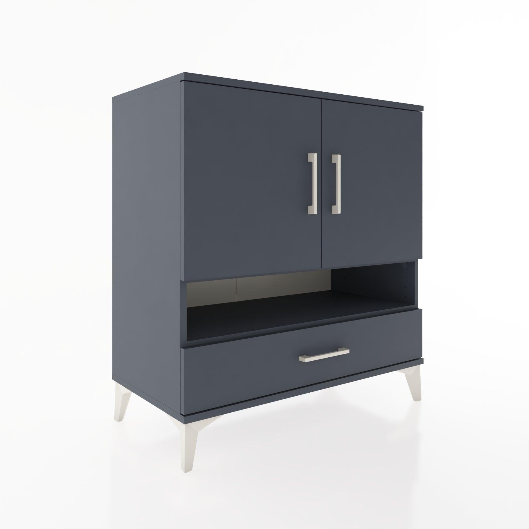 Woodntry Modular Dresser Anthracite 88x44x84 cm Functional F28-2