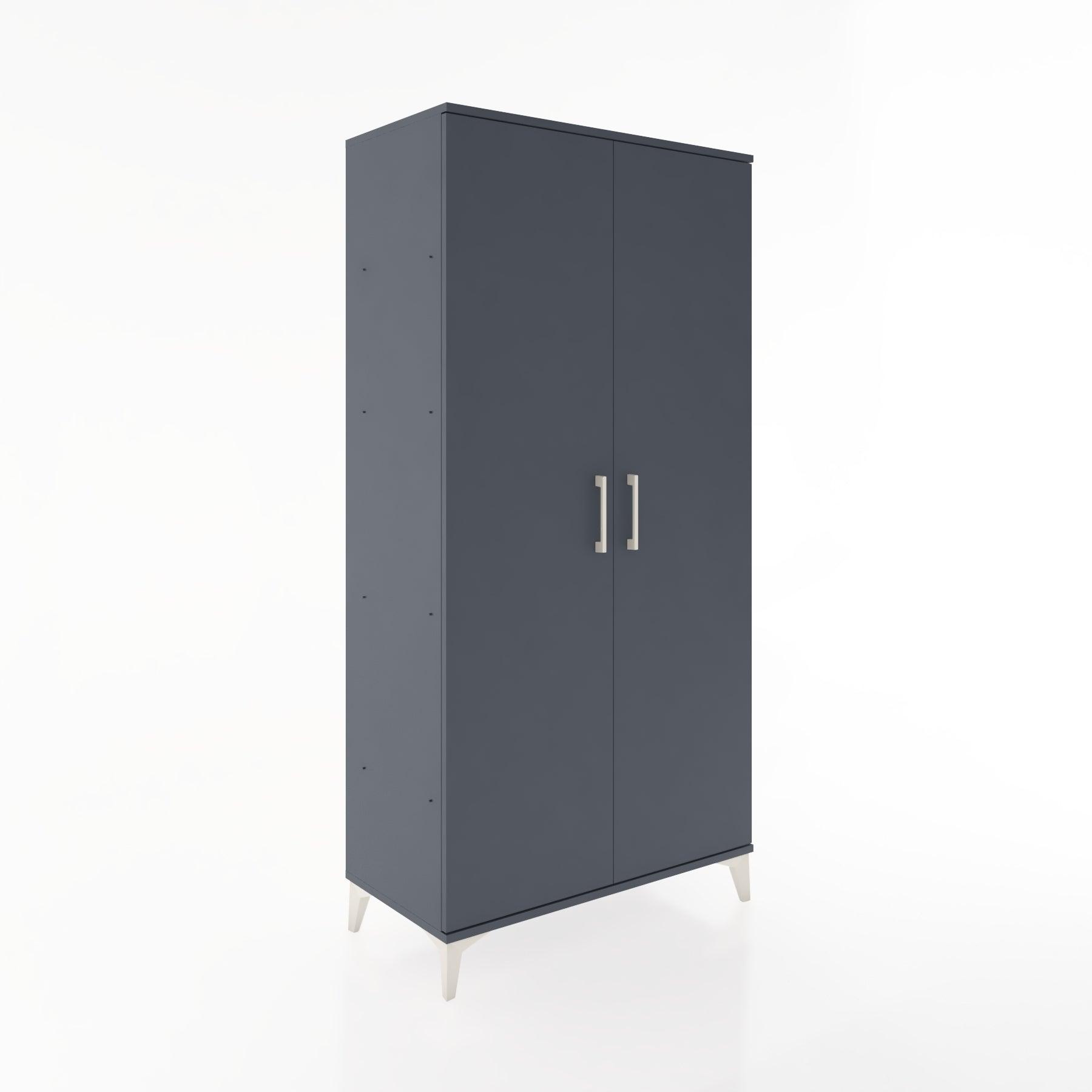 Woodntry Modular Cabinet Anthracite 88x44x170 cm with Cover K9-2