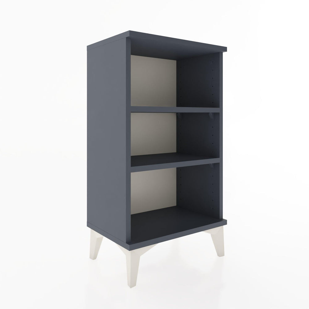 Woodntry Modüler Komodin Üç Raflı 44x30x68 cm Antrasit - Woodntry