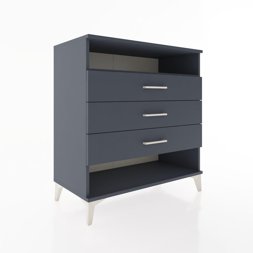Woodntry Modular Dresser Anthracite 88x44x84 cm with Drawers and Shelves CR20-2
