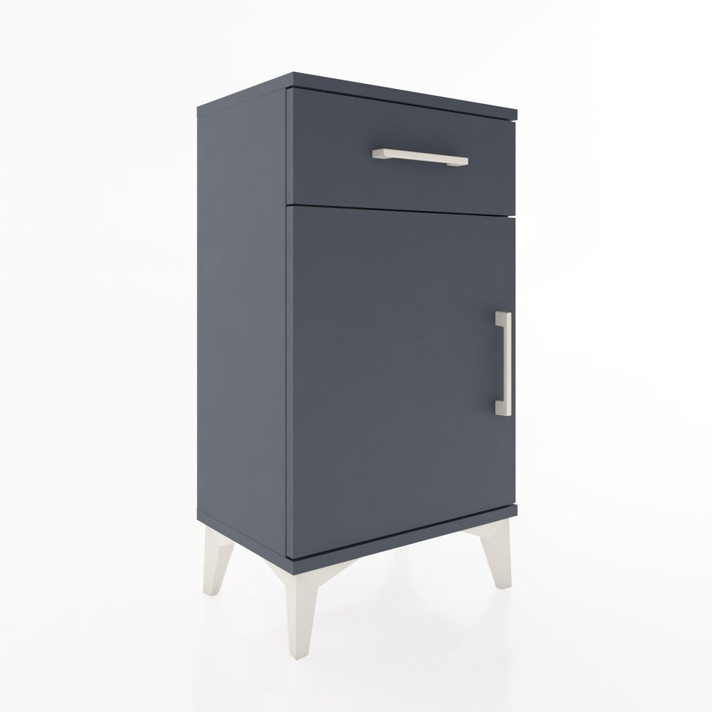 Woodntry Modüler Komodin Çekmece ve Kapaklı V4 44x30x68 cm Antrasit - Woodntry