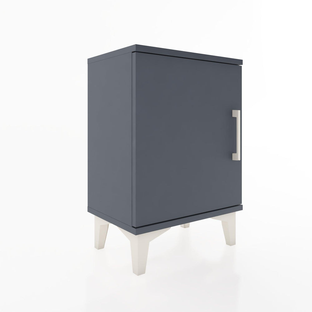 Woodntry Modüler Komodin Tek Kapaklı 44x30x52 cm Antrasit - Woodntry