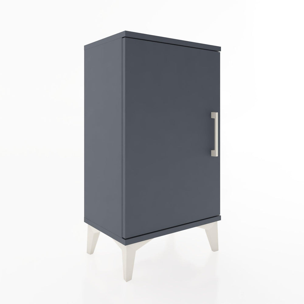 Woodntry Modüler Komodin Tek Kapaklı 44x30x68 cm Antrasit - Woodntry