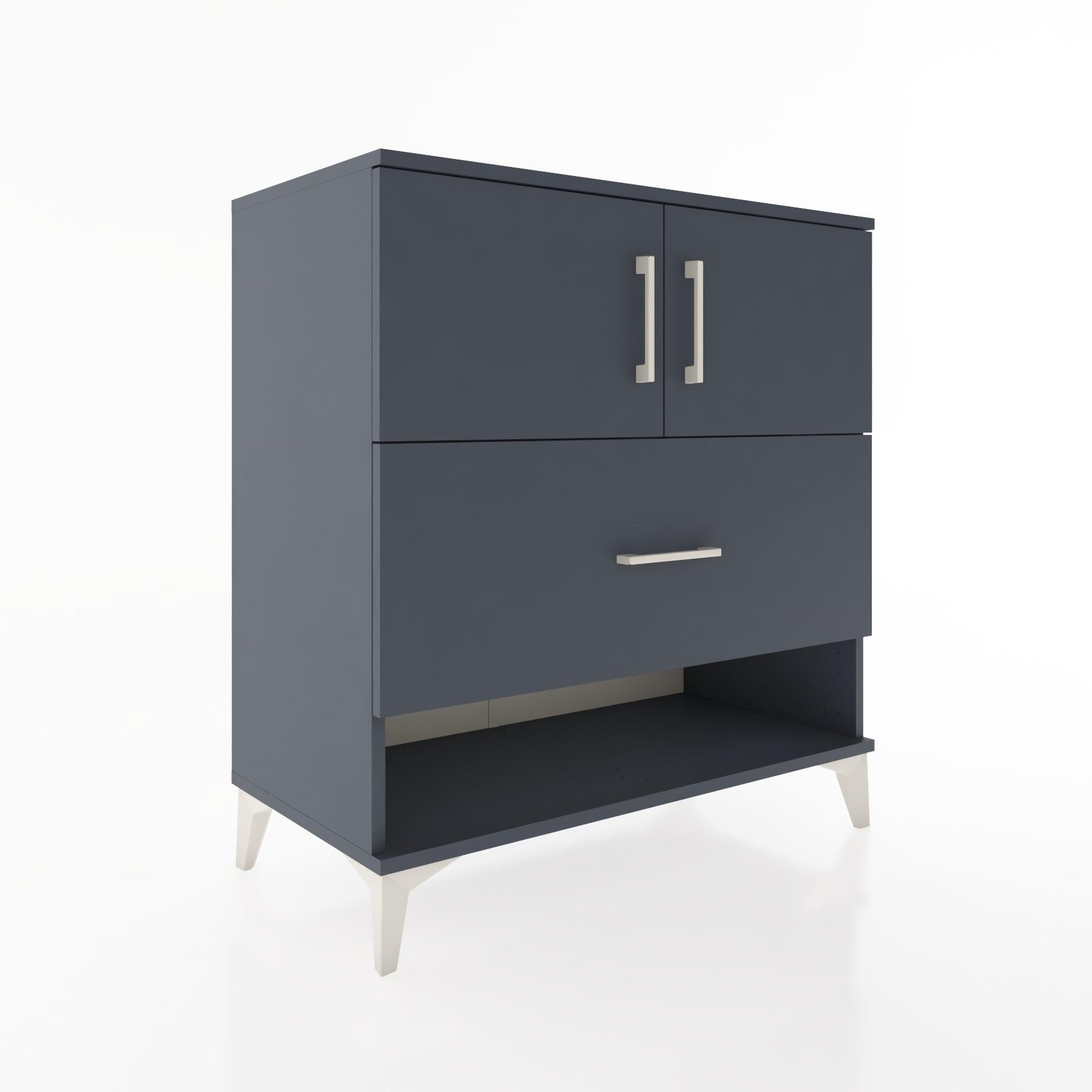 Woodntry Modular Dresser Anthracite 88x44x84 cm Functional F120-2