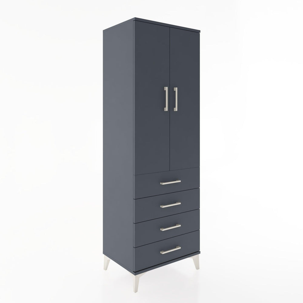Woodntry Modular Cabinet Anthracite 60x44x170 cm with Doors and Drawers KC5-2