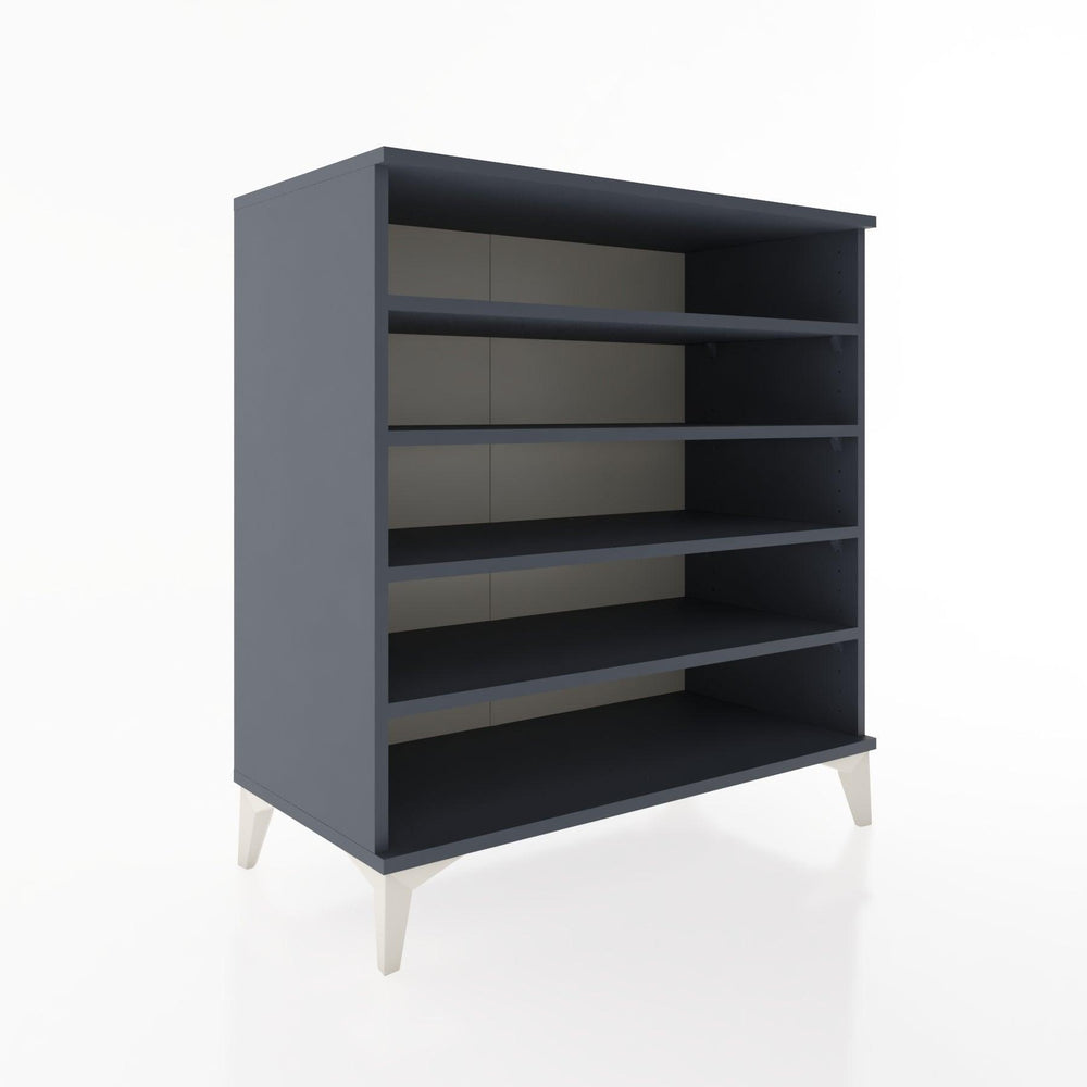 Woodntry Modüler Şifonyer Antrasit 88x44x84 cm Raflı R121-2