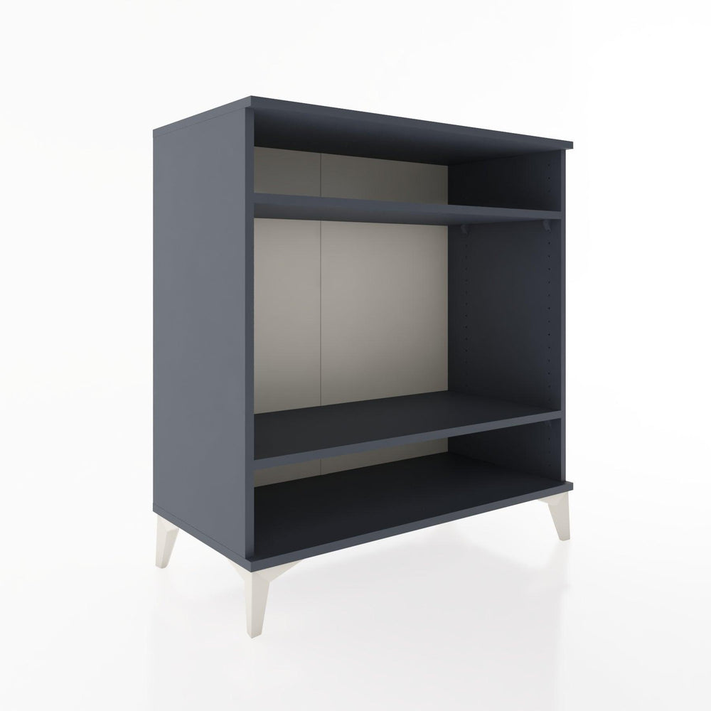 Woodntry Modüler Şifonyer Antrasit 88x44x84 cm Raflı R122-2