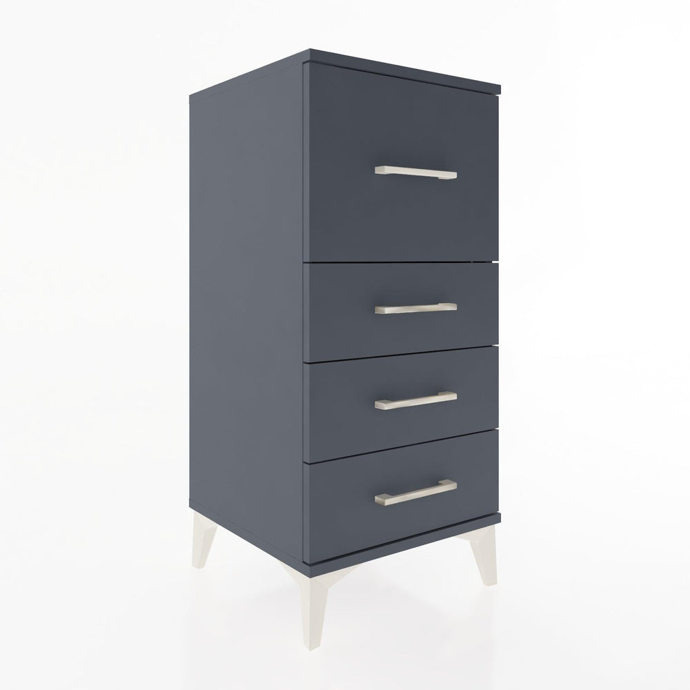 Woodntry Modular Nightstand Anthracite 44x44x84 cm Drawer C1-2