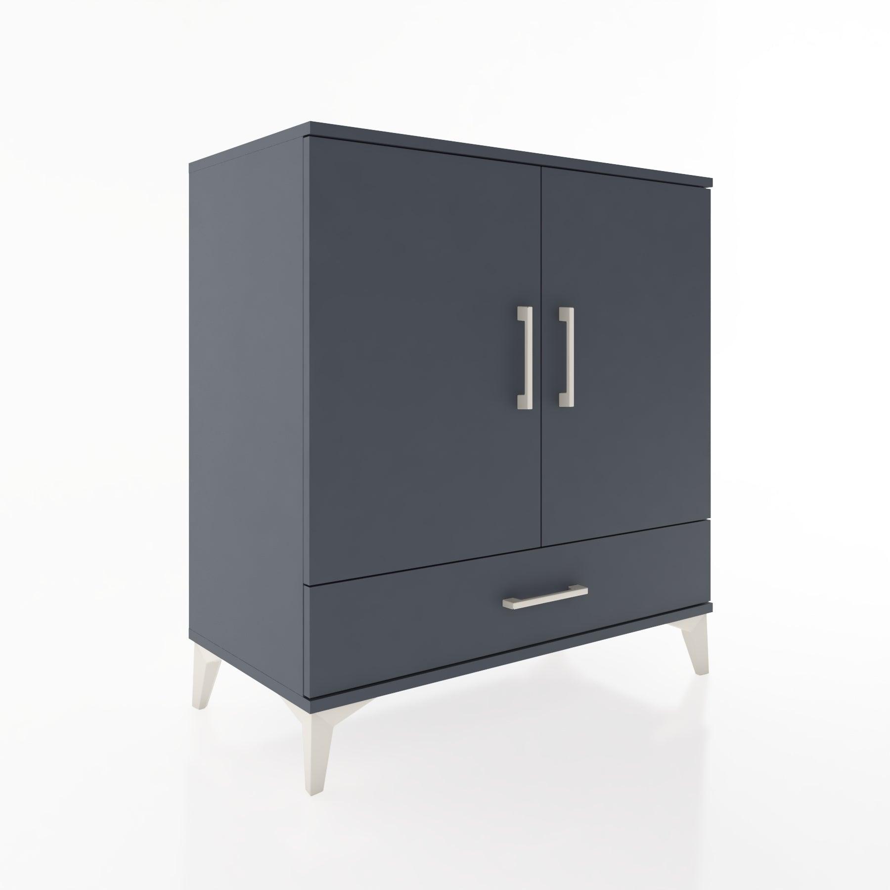Woodntry Modular Dresser Anthracite 88x44x84 cm with Cover and Drawer KC71-2