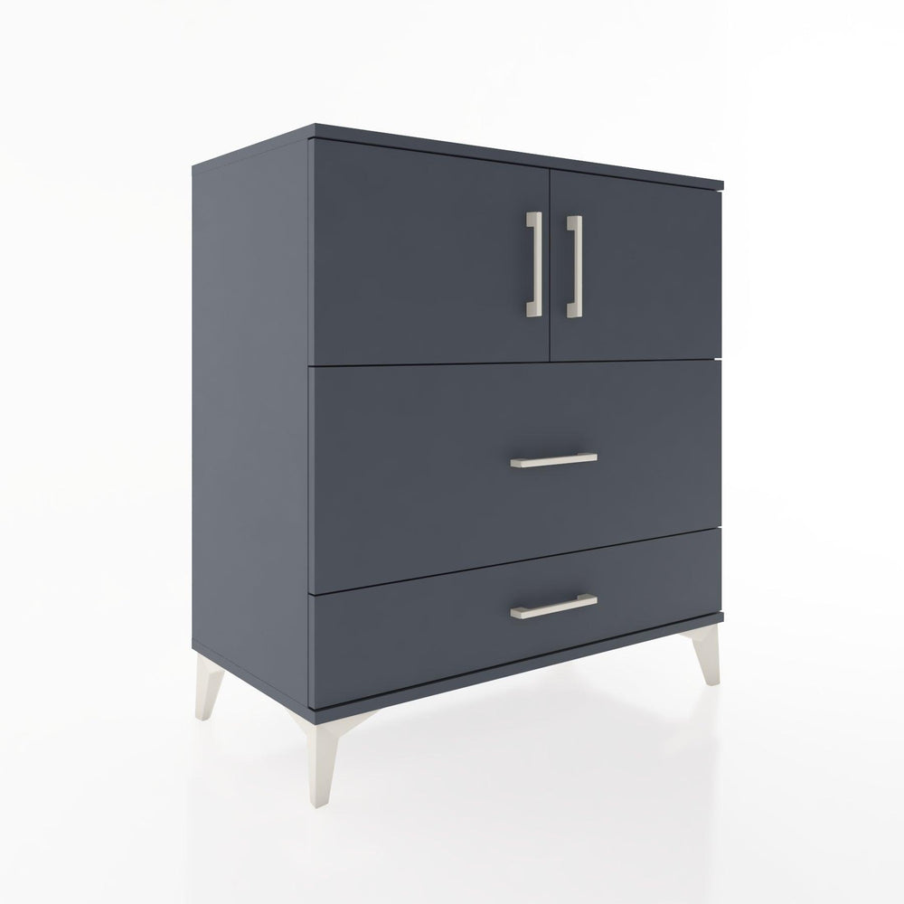 Woodntry Modular Dresser Anthracite 88x44x84 cm with Cover and Drawer KC114-2
