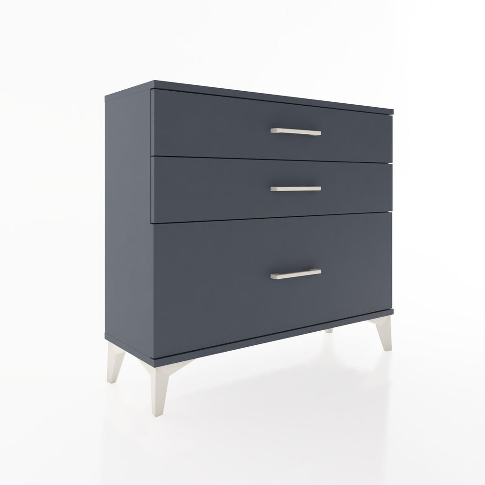 Woodntry Modüler Şifonyer Üç Çekmeceli V3 88x30x68 cm Antrasit - Woodntry