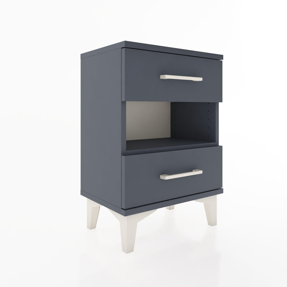 Woodntry Modüler Komodin Çekmece ve Raf 44x30x52 cm Antrasit - Woodntry