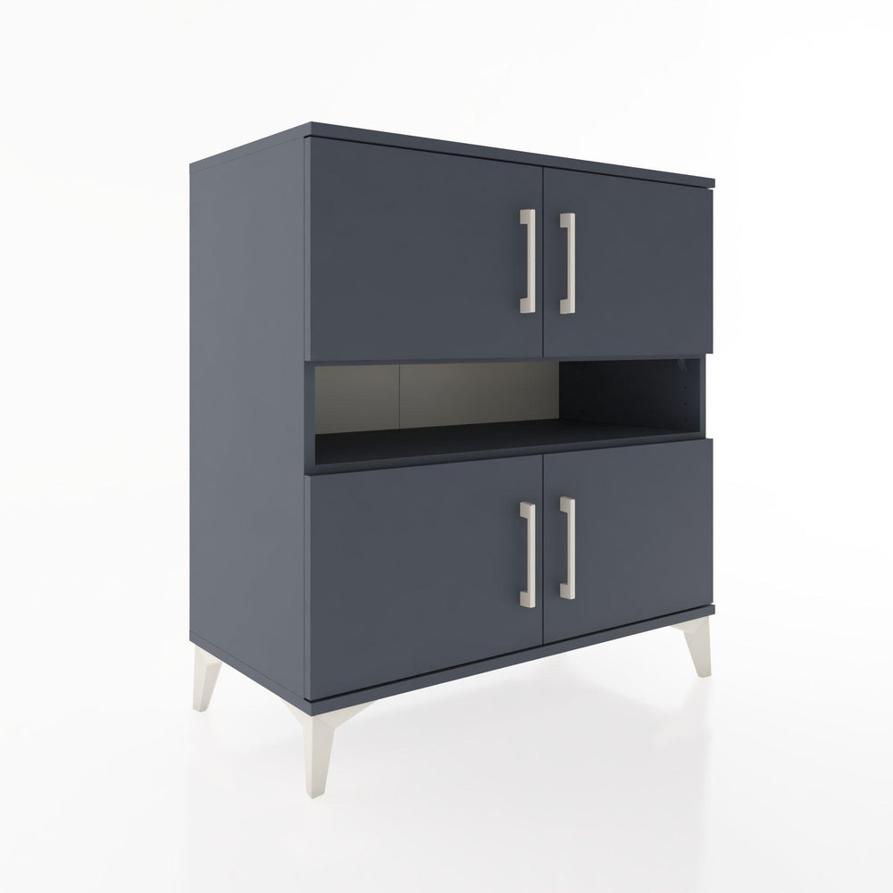 Woodntry Modular Dresser Anthracite 88x44x84 cm with Cover and Drawer KC102-2