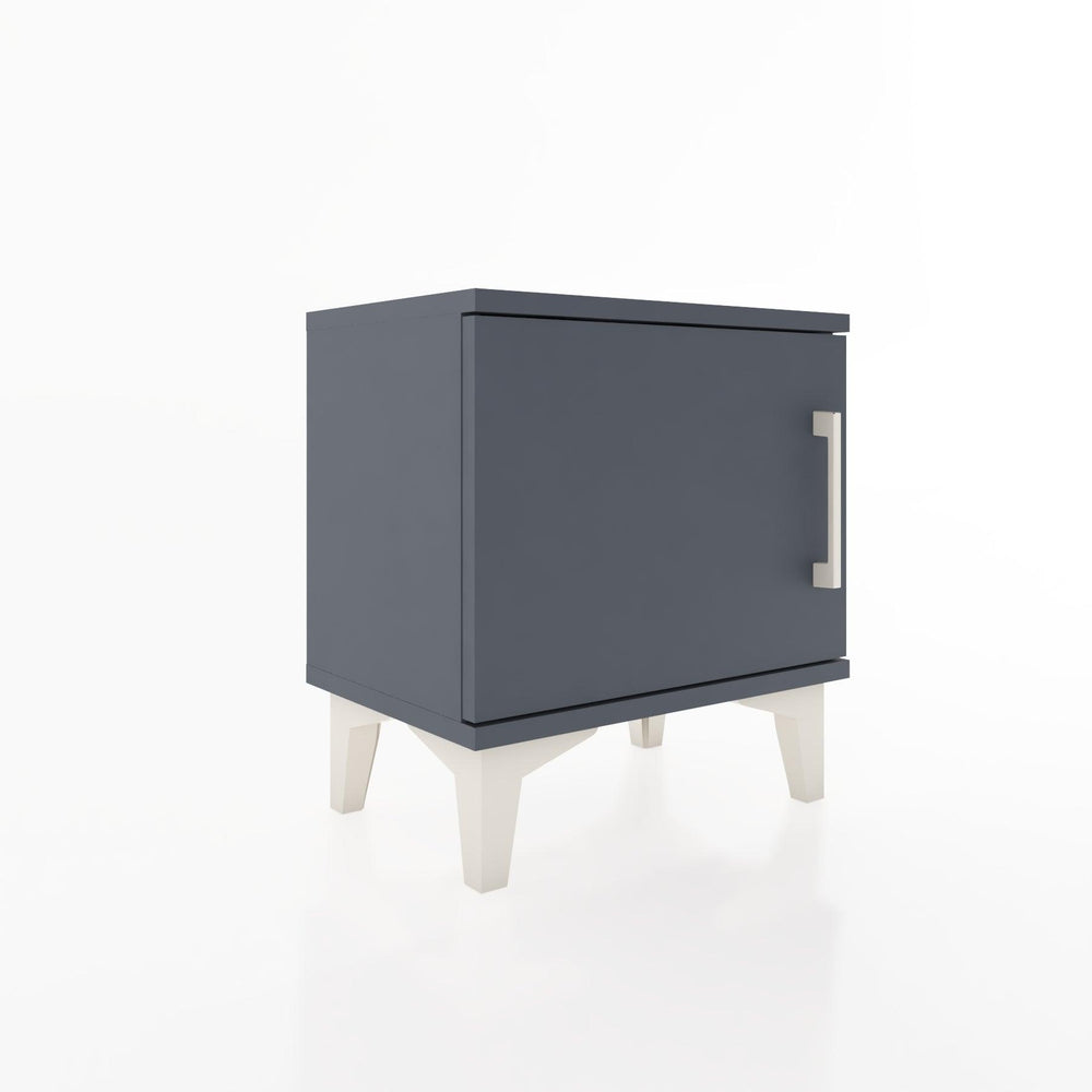 Woodntry Modüler Komodin Tek Kapaklı 44x30x36 cm Antrasit - Woodntry