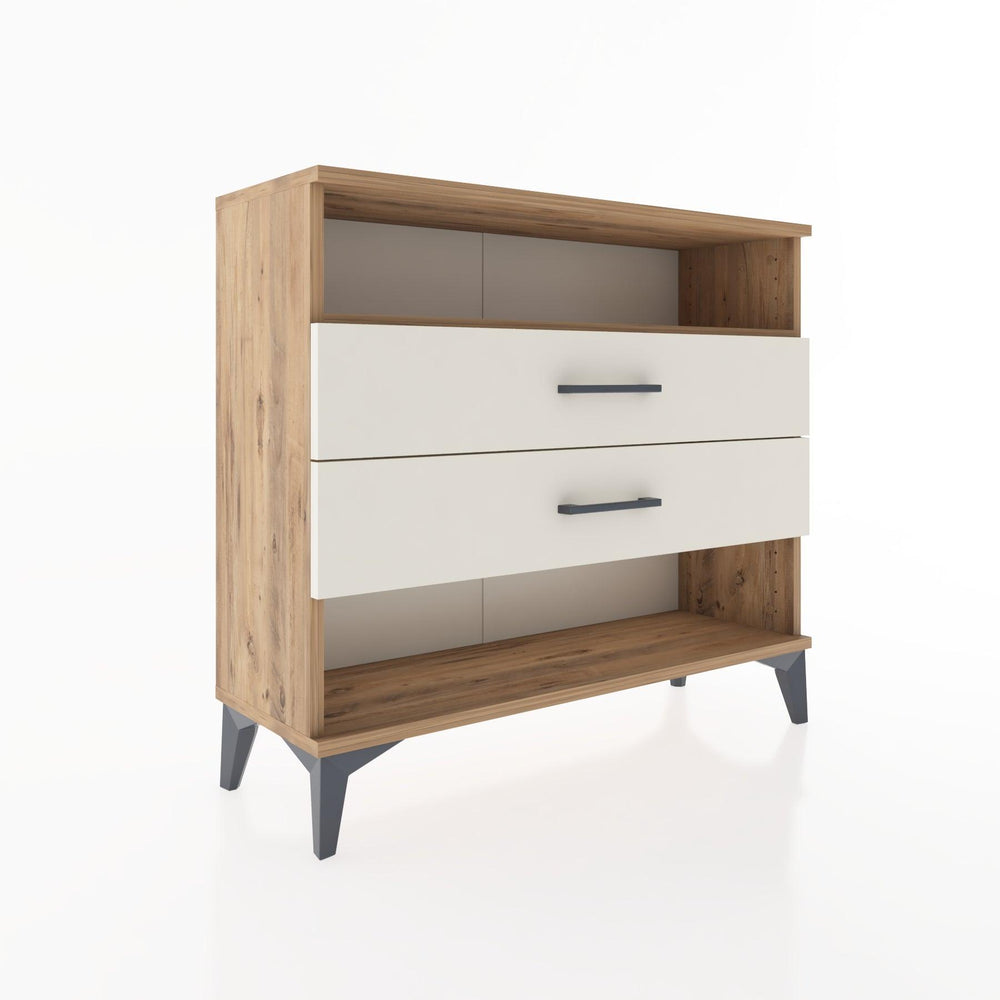 Woodntry Modüler Şifonyer İki Çekmeceli V3 88x30x68 cm Çam - Woodntry