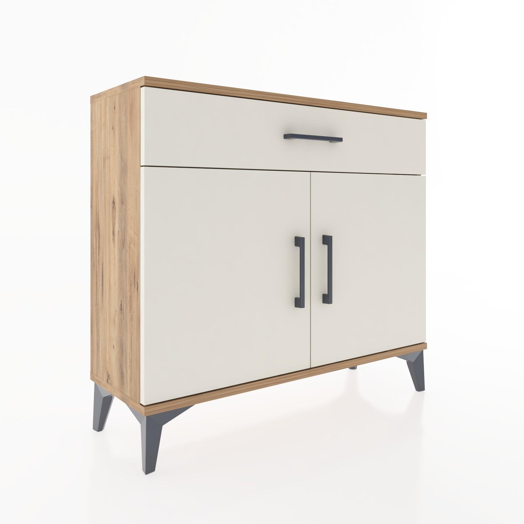 Woodntry Modüler Şifonyer Çekmece ve Kapaklı V1 88x30x68 cm Çam - Woodntry