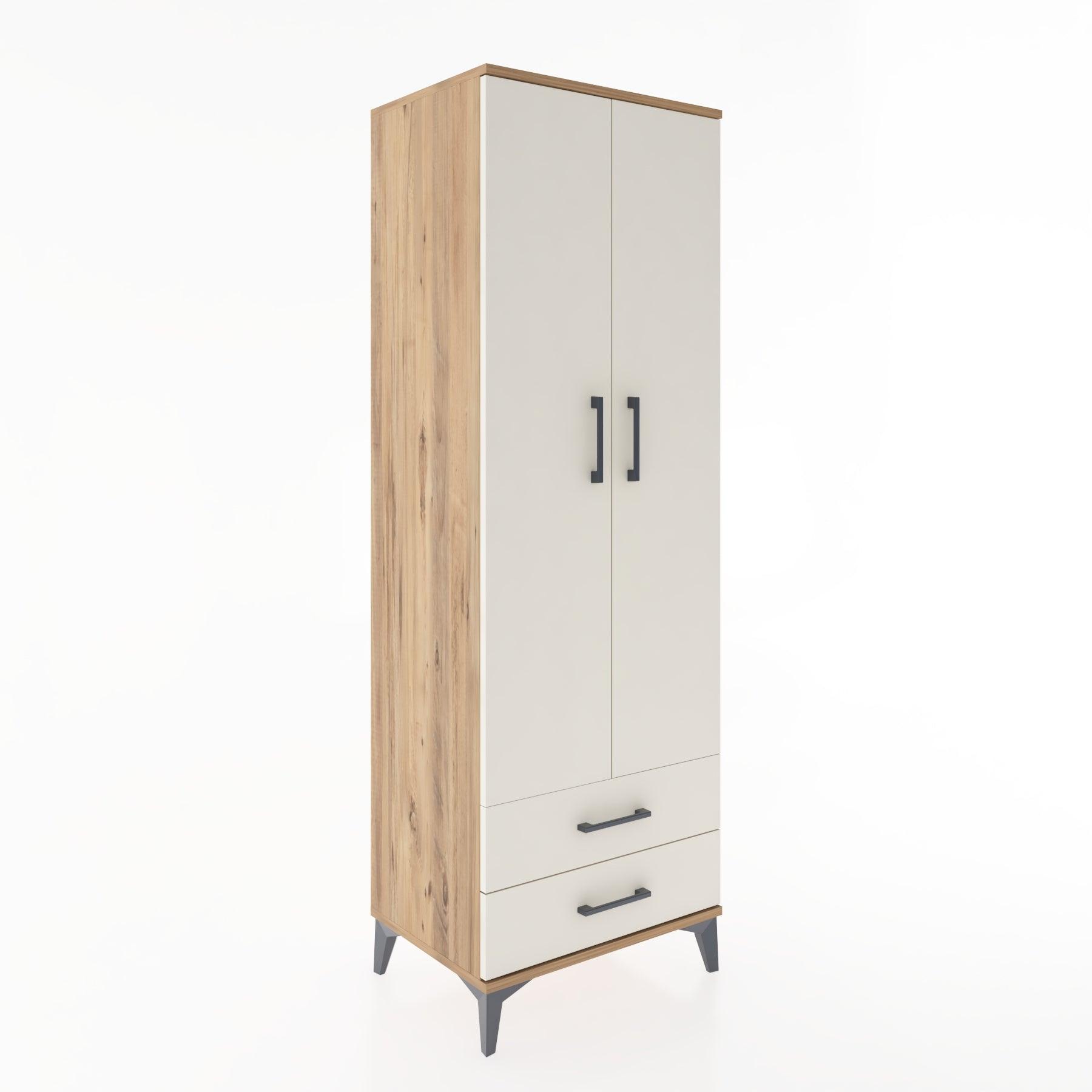 Woodntry Modular Cabinet Pine 60x44x170 cm with Doors and Drawers KC29-3