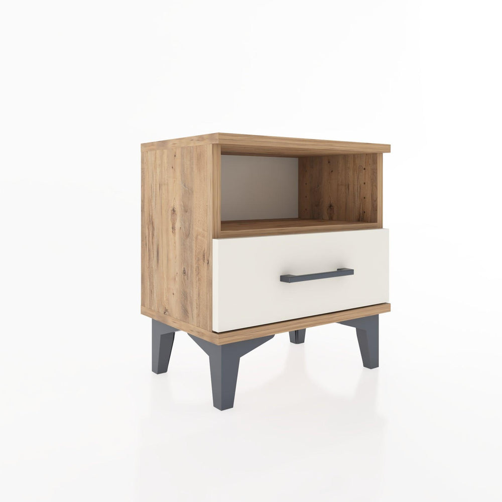 Woodntry Modüler Komodin Raf ve Çekmece 44x30x36 cm Çam - Woodntry