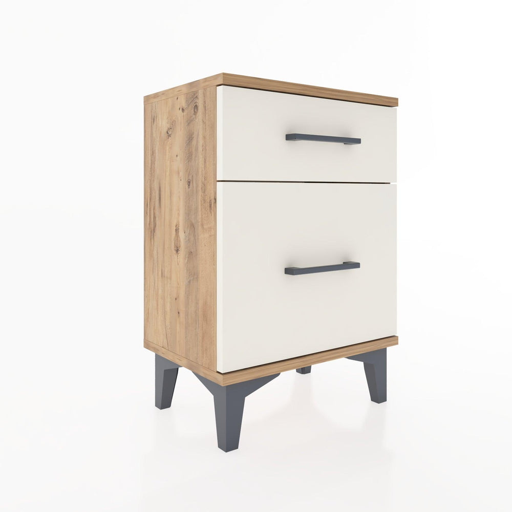 Woodntry Modüler Komodin Küçük ve Büyük Çekmece 44x30x52 cm Çam - Woodntry