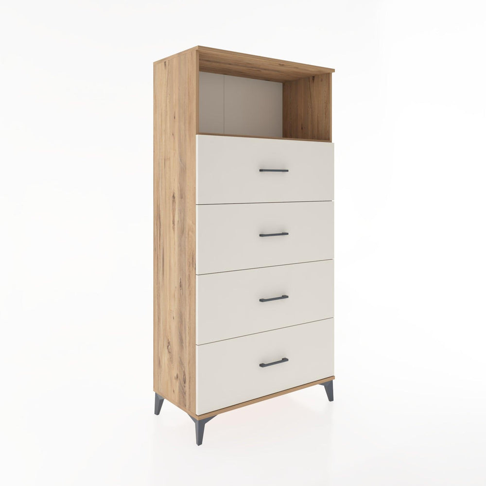 Woodntry Modular Cabinet Pine 88x44x170 cm with Drawers and Shelves CR53-3