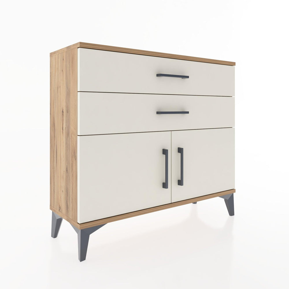 Woodntry Modüler Şifonyer Çekmece ve Kapaklı V4 88x30x68 cm Aytaşı - Woodntry