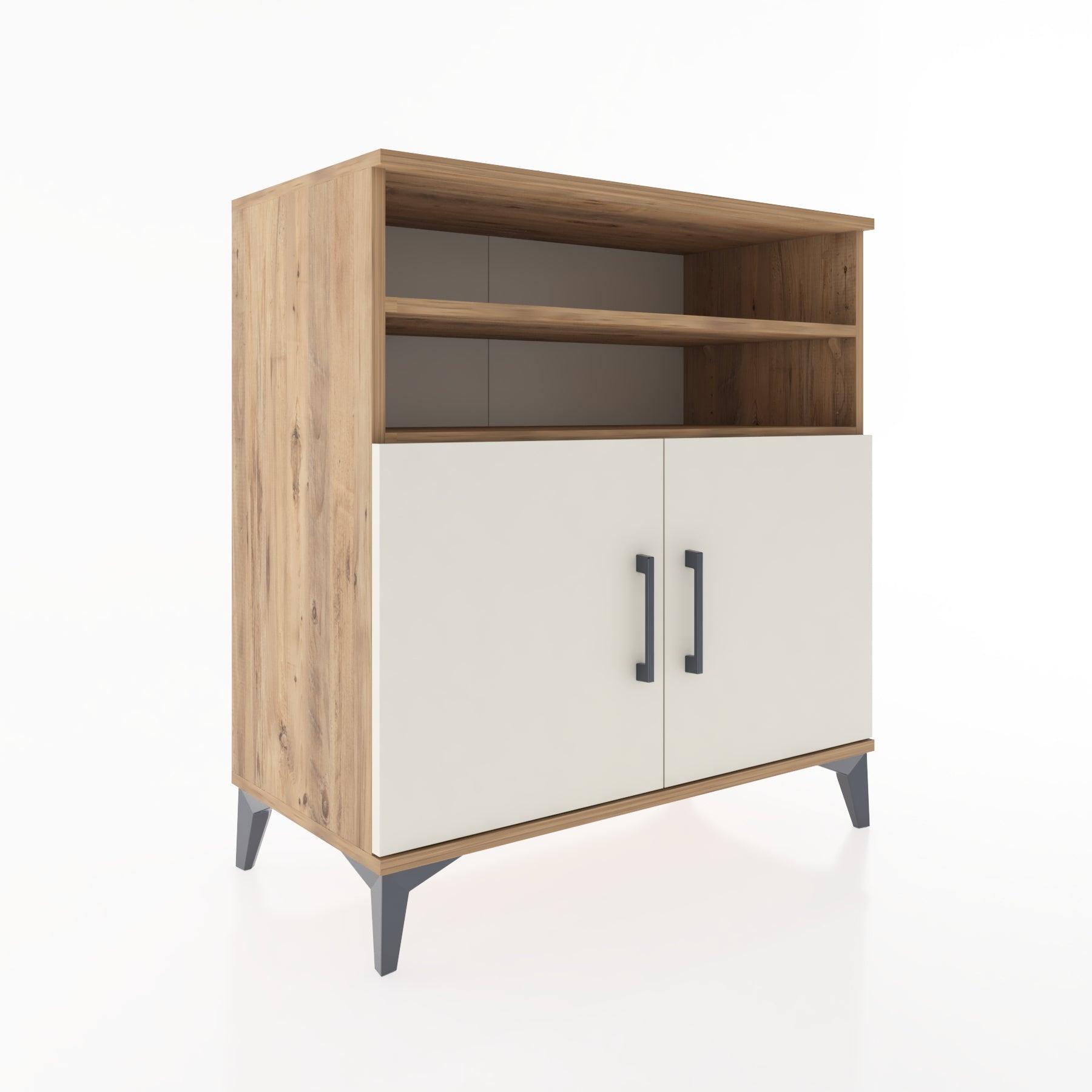 Woodntry Modular Dresser Pine 88x44x84 cm with Cover and Shelf KR38-3