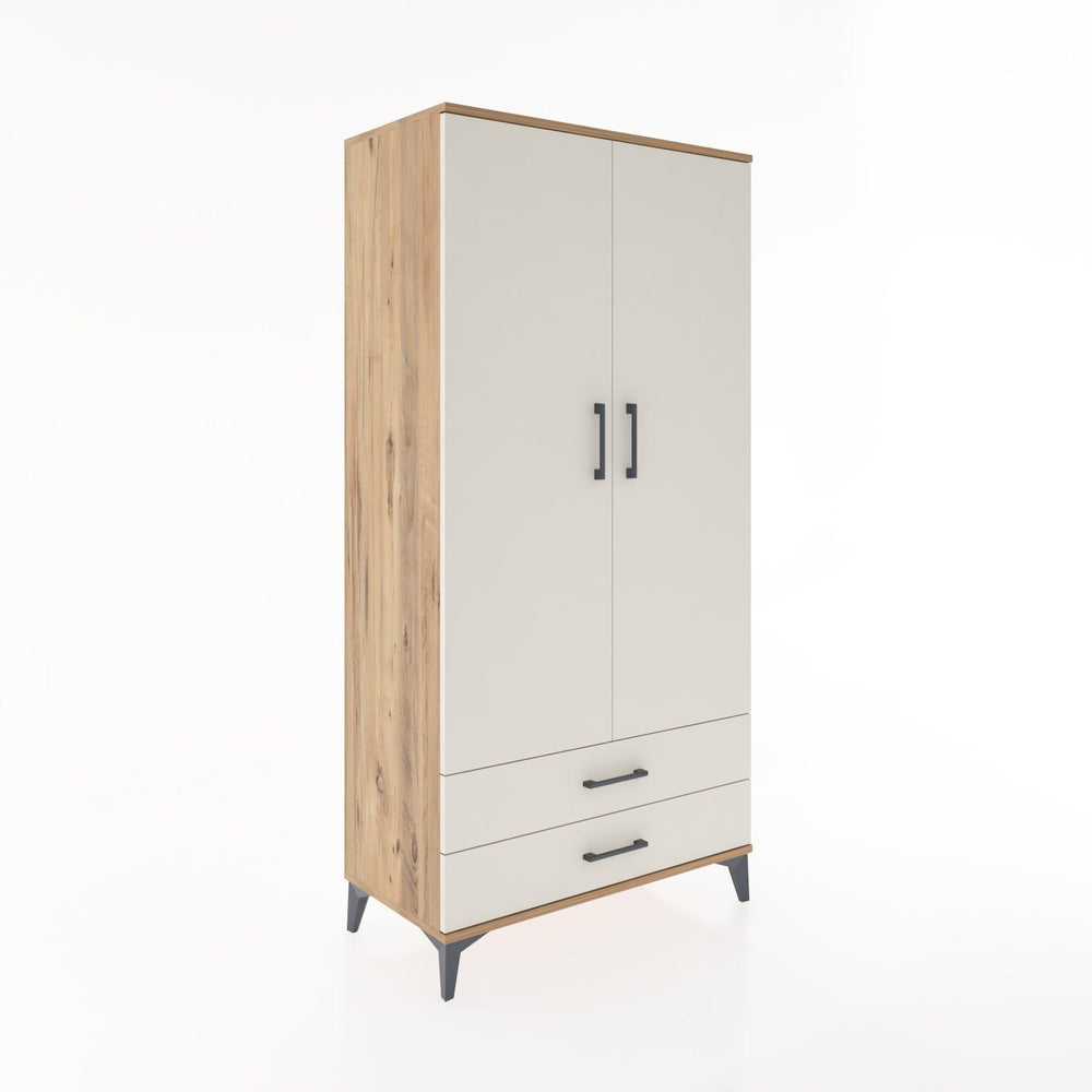 Woodntry Modular Cabinet Pine 88x44x170 cm with Doors and Drawers KC29-3