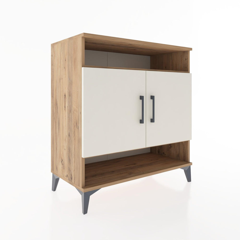 Woodntry Modüler Şifonyer Çam 88x44x84 cm Kapaklı ve Raflı KR69-3