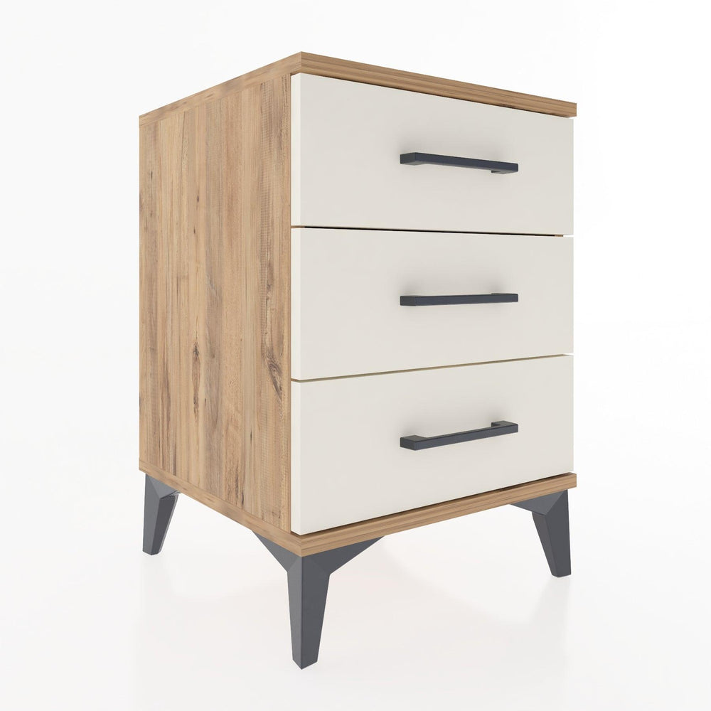 Woodntry Modular Nightstand Pine 44x44x52 cm Drawer C1-3