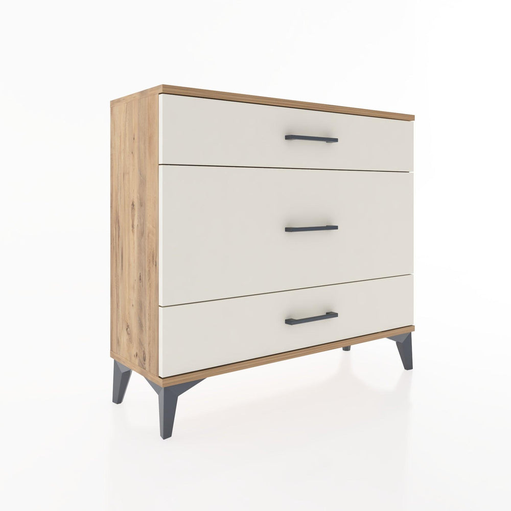 Woodntry Modüler Şifonyer Üç Çekmeceli V5 88x30x68 cm Çam - Woodntry