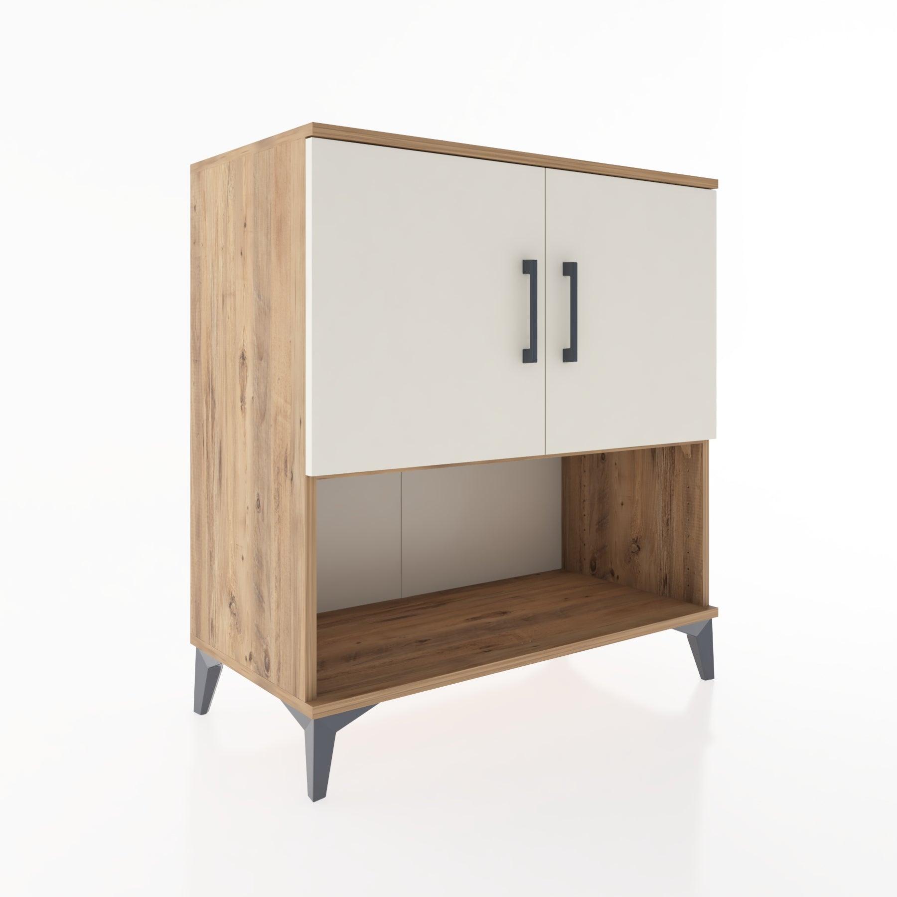 Woodntry Modular Dresser Pine 88x44x84 cm with Cover and Shelf KR44-3