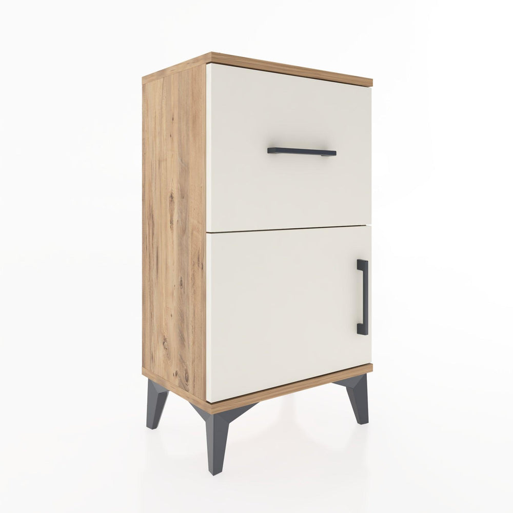 Woodntry Modüler Komodin Çekmece ve Kapaklı V1 44x30x68 cm Çam - Woodntry